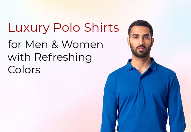 Luxury Polo Shirts for Men & Women with Refreshing Colors